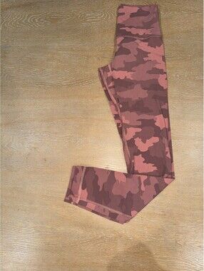 Lululemon Align High-Rise Pant 25" SIZE 2 Heritage 365 Camo Brier Rose